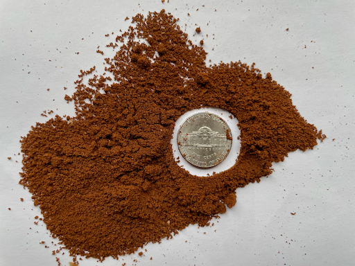 Very fine grind size